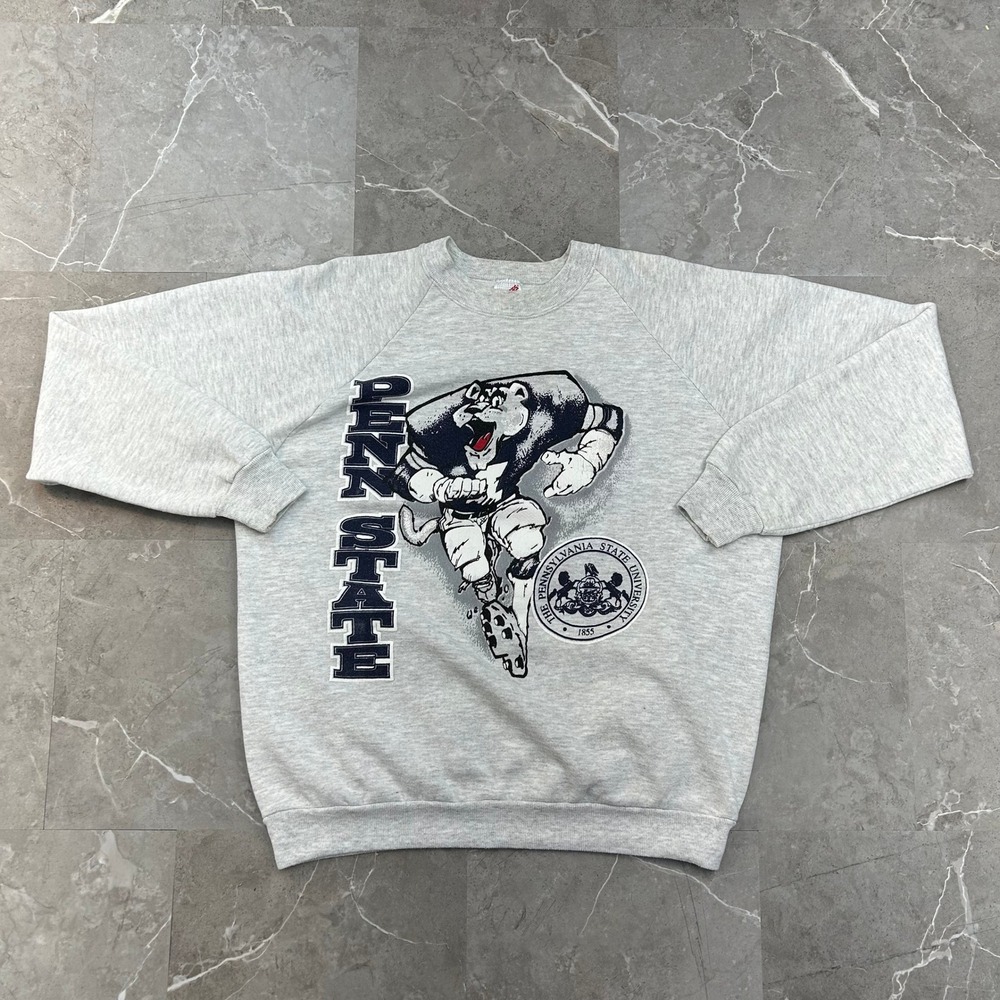 90s Vintage Penn State Nittany Lions Sweatshirt Mens XL PSU Caricature Crewneck